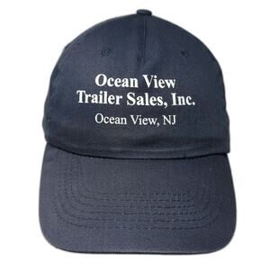 Hitwear 5 Panel Blue One Size Ocean View Trailer Sales NJ Cotton Strapback Hat